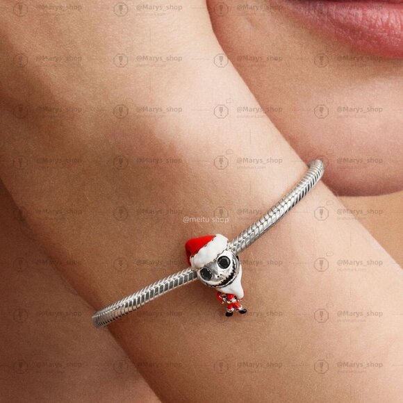 Pandora Disney The Nightmare Before Christmas Jack Skellington Charm|Pendant - Picture 2 of 2